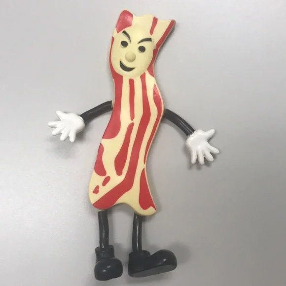 Toys Mr Bacon Action Figure Bendable Poseable Character Poshmark - Main Image